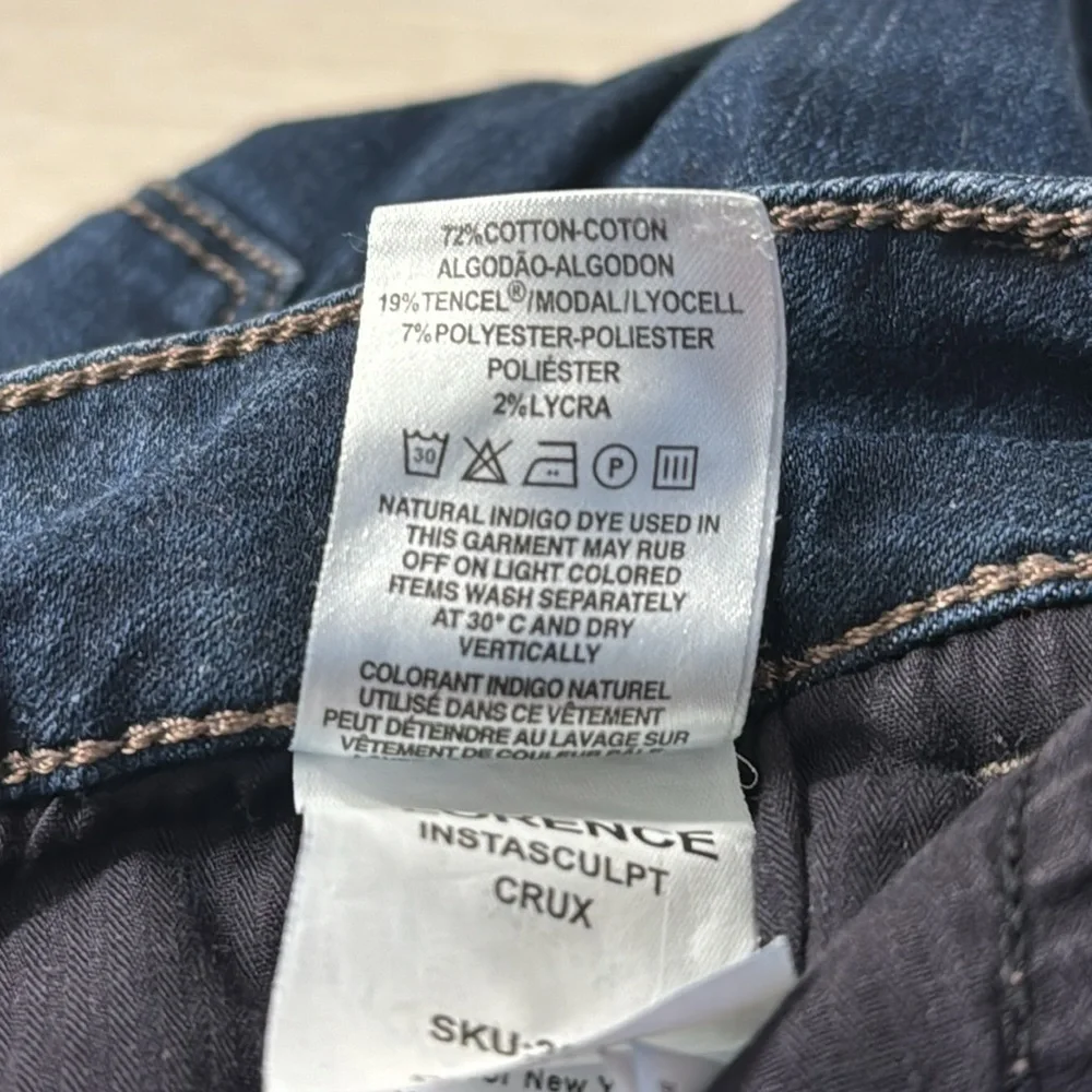 DL1961 Florence Instasculpt Crux Jeans - EUC - Size 27 - Picture 8 of 8